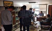 حضور مدیرعامل و معاونین شرکت‌ شهرک‌های صنعتی استان کرمانشاه در میز خدمت