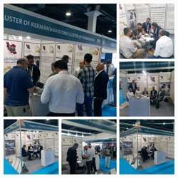 خوشه سنگ استان کرمانشاه در نمایشگاه بین المللی سنگ تهران  