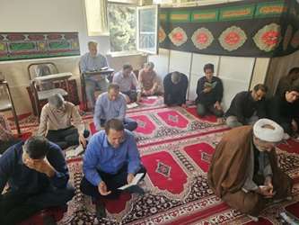   مراسم دعای پرفیض زیارت عاشورا 